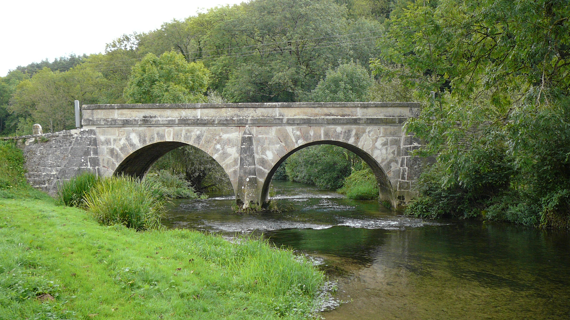 Pont sur la Seine à Vaurois