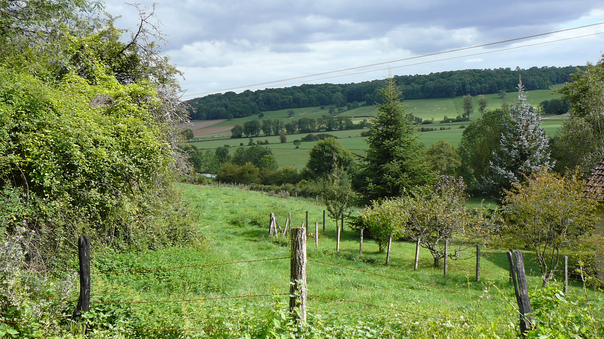 Près de la source des Soupes en arrivant à St Marc-sur-Seine