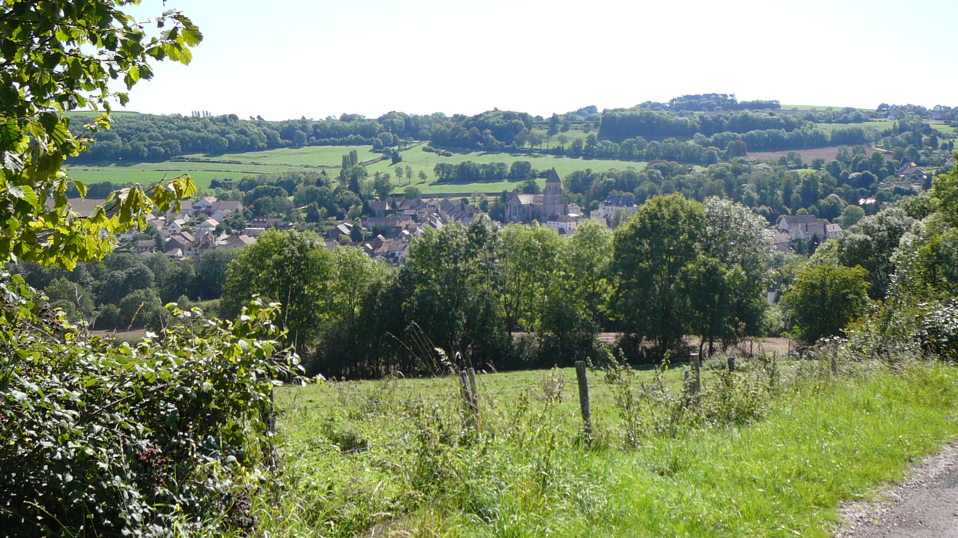 Vue de Saint-Seine-l'Abbaye