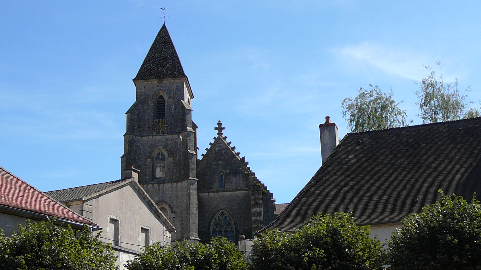 Clocher de l'Abbatiale de la Purification et Saint-Seine