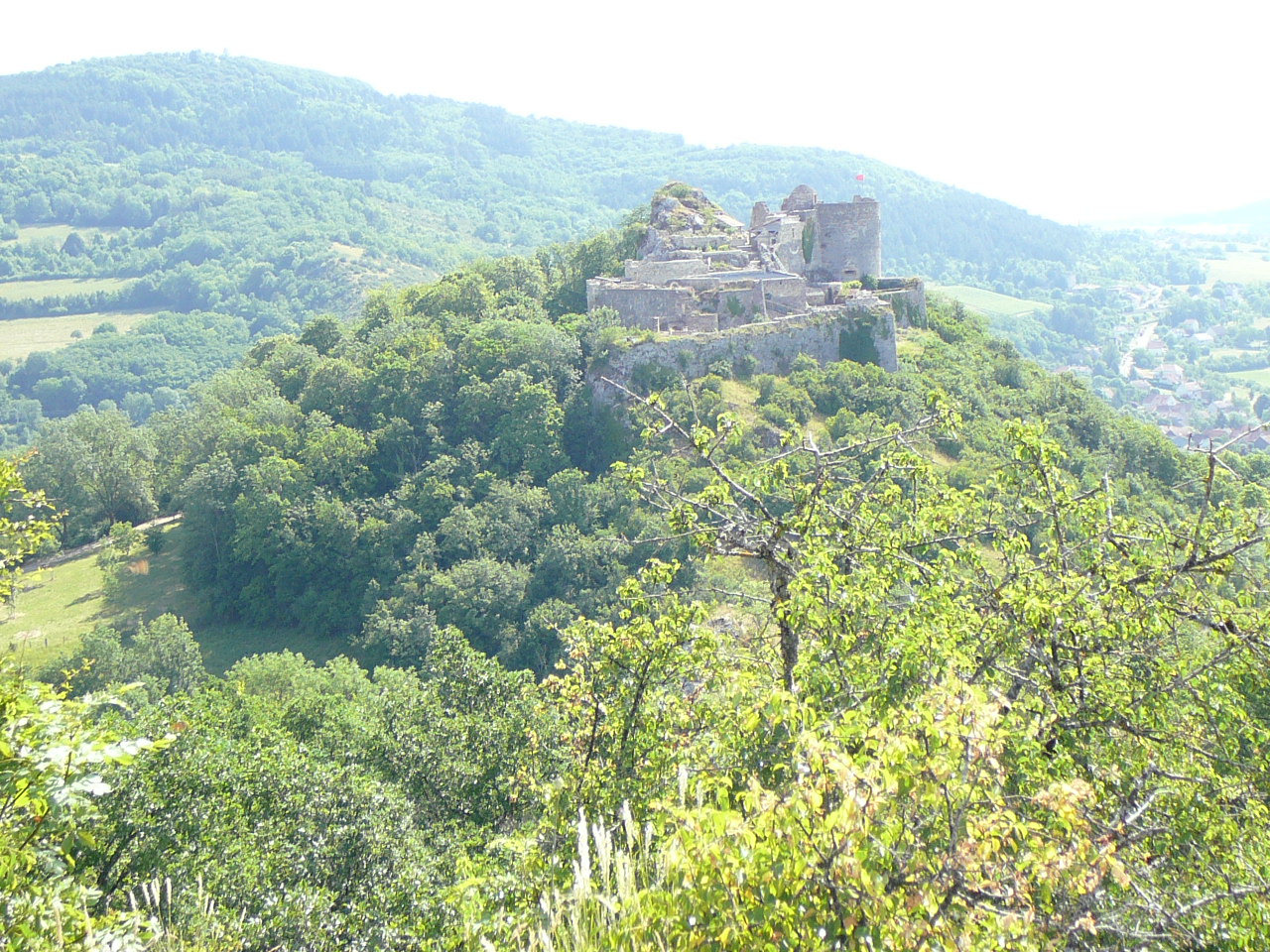 Les ruines du Château de Mâlin