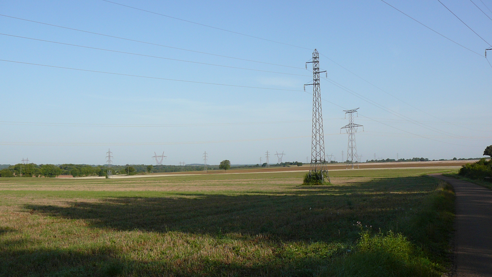 Le plateau sur la voie romaine entre Sombernon et Alésia