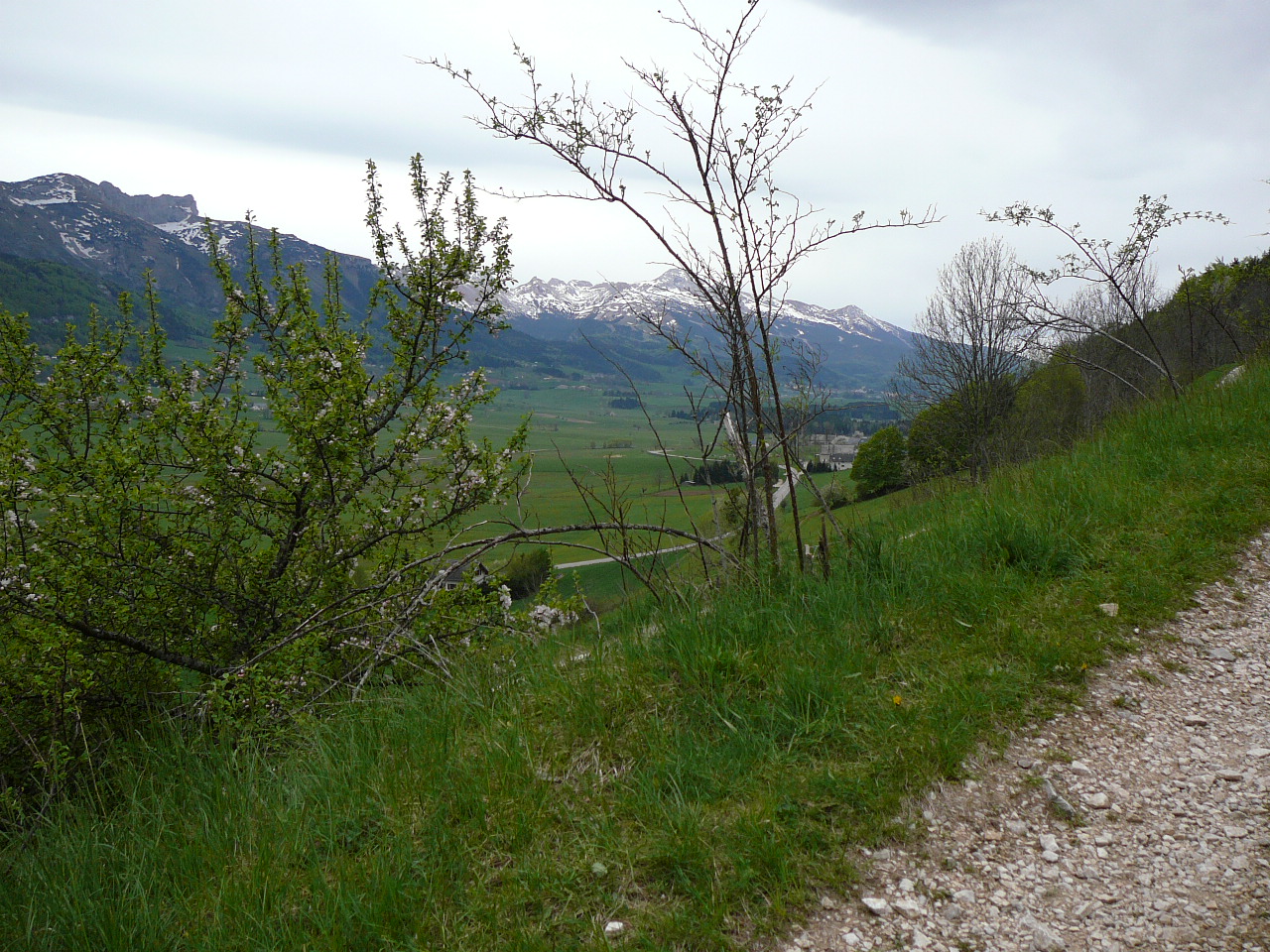 Lans-en-Vercors - l'Achard Le Roc Cornafion enneigé 