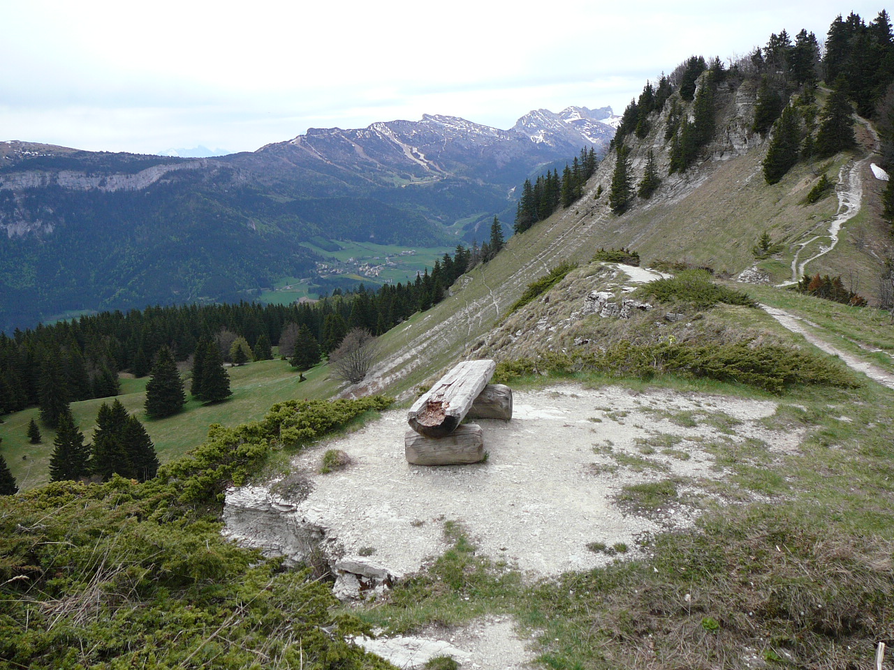 Le Val de Lans - Vue depuis le chemin de crête