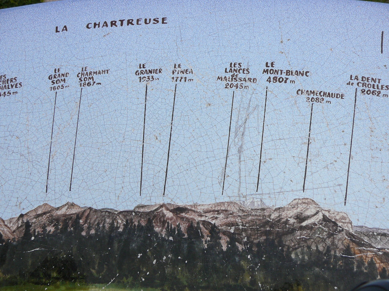 Lans-en-Vercors - l'Achard La Table d'orientation La Molière La Chartreuse