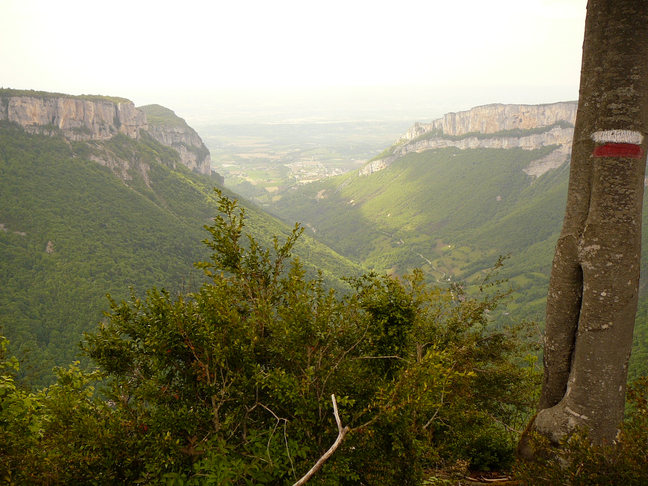Vue sur la Combe Laval -  