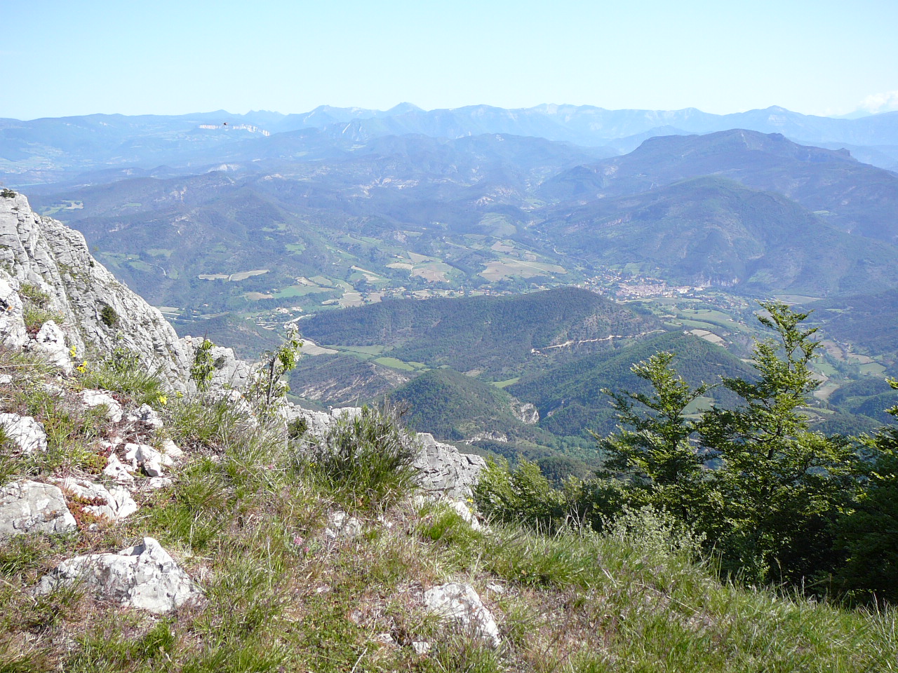 Vue depuis le Pas des Auberts -  