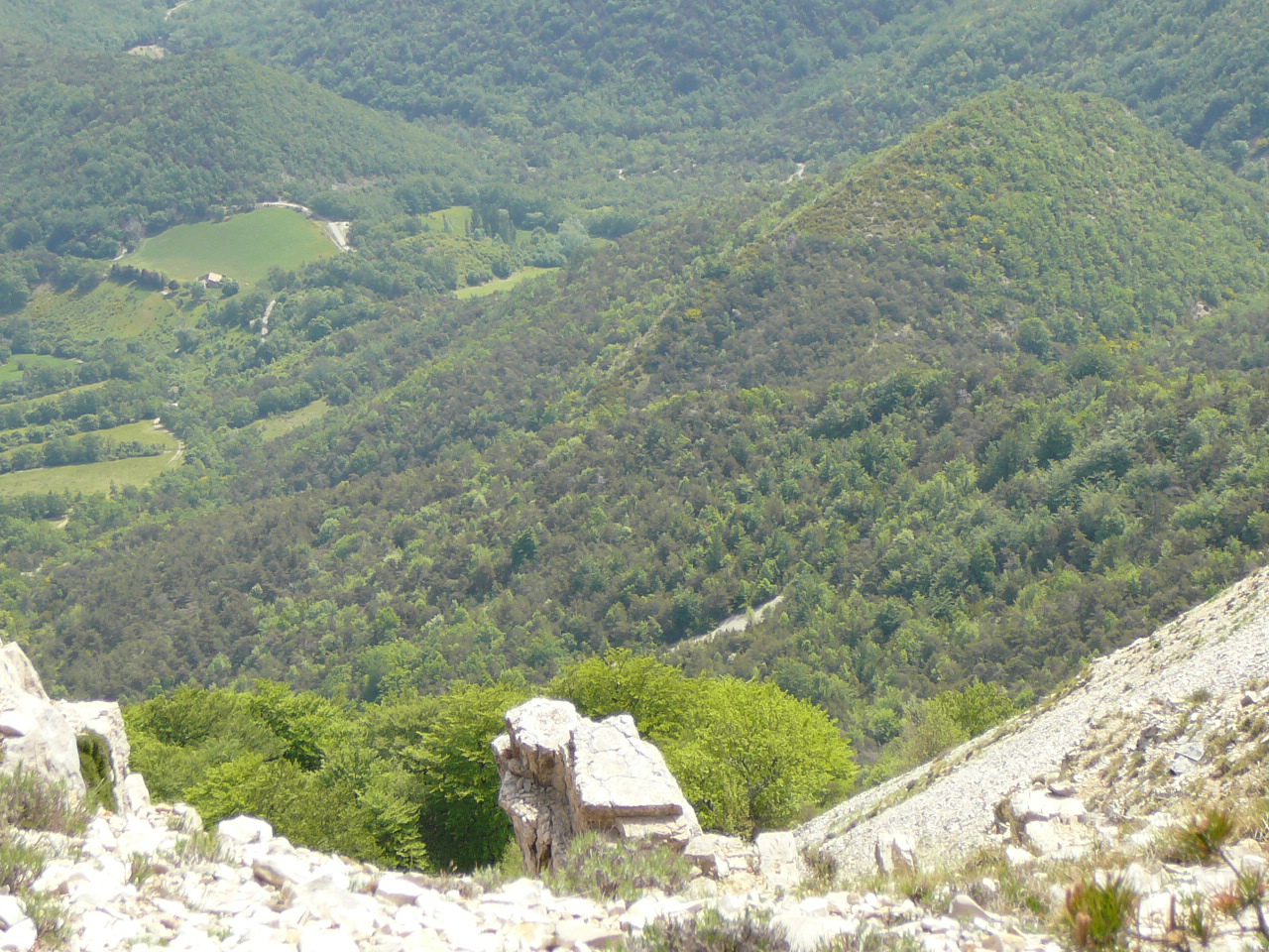 La Roche-Saint-Secret - Nyons Vue depuis le Rocher Garaux 